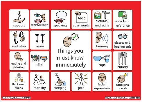 Red Communication Board