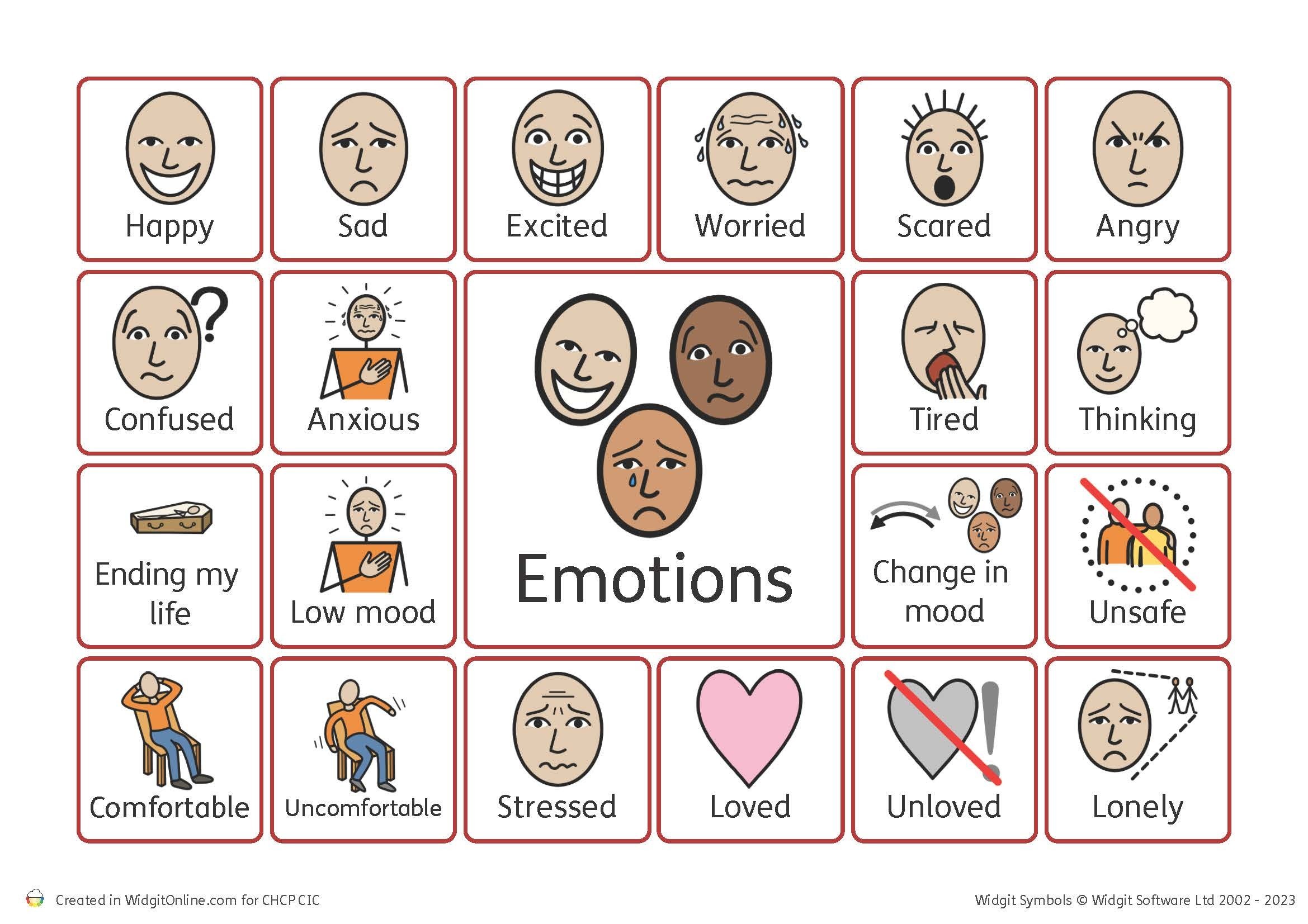 Mood-Emotions Board